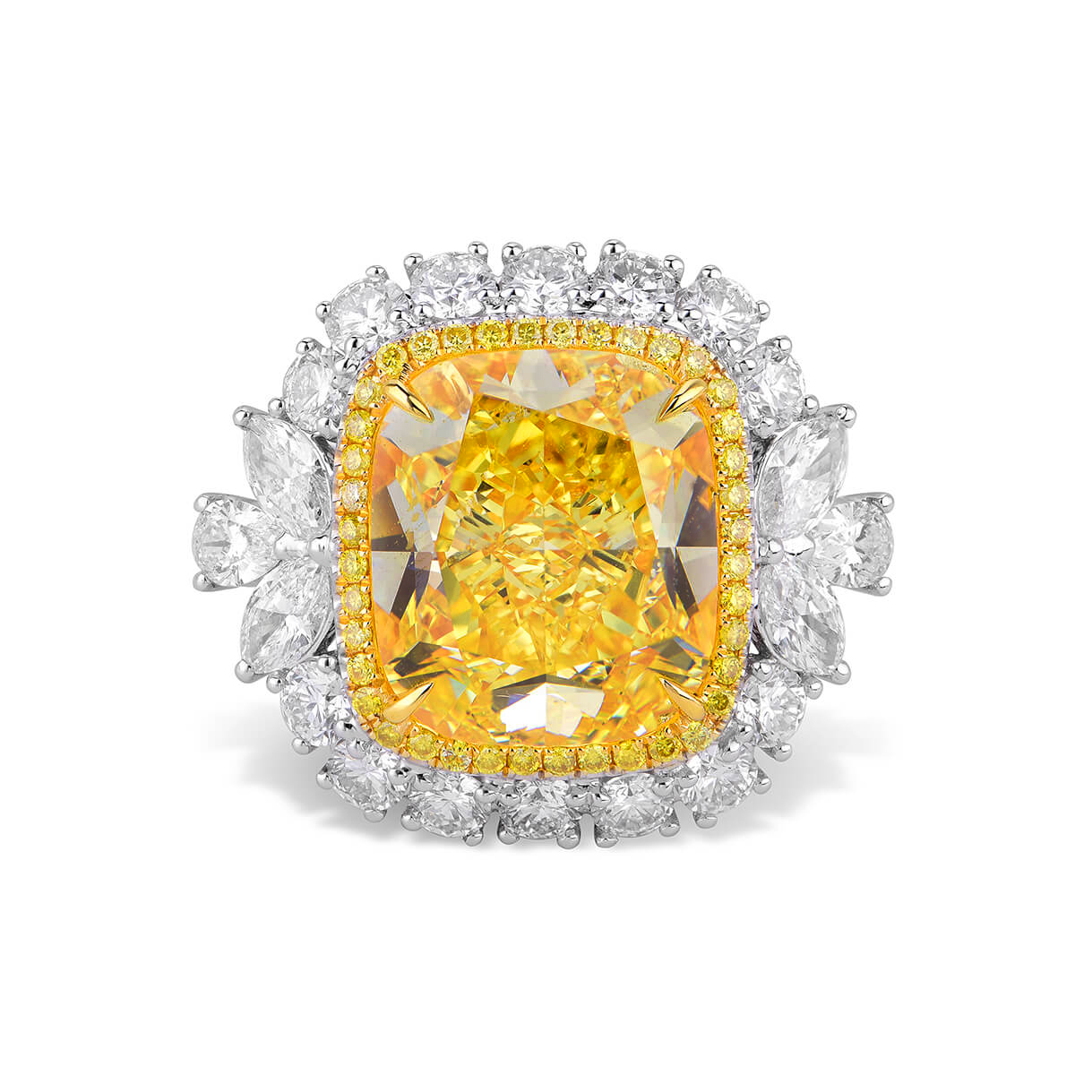 Coloured Diamond Ring